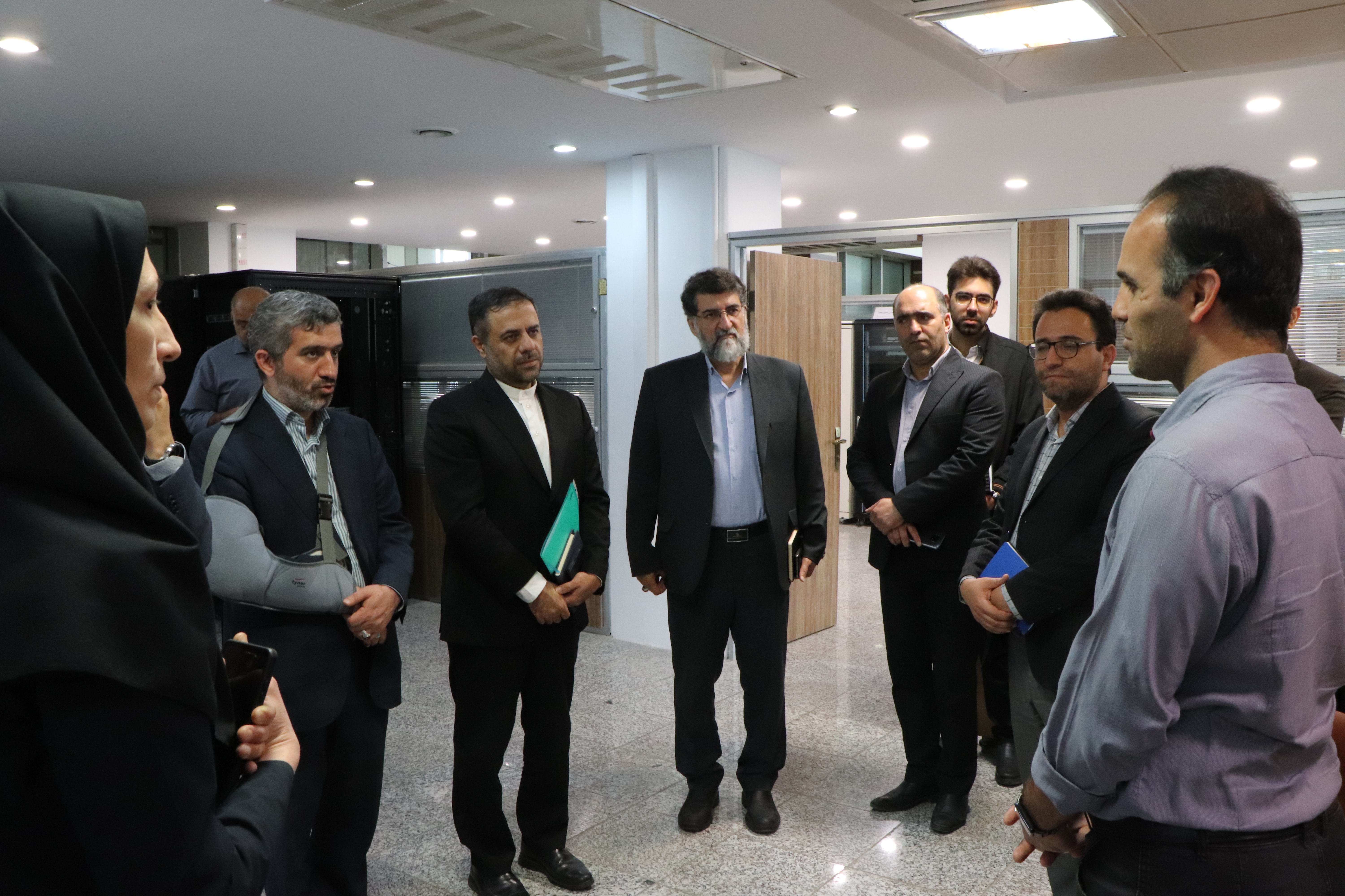 بازدید مدیران همراه اول از پژوهشگاه ارتباطات و فناوری اطلاعات 